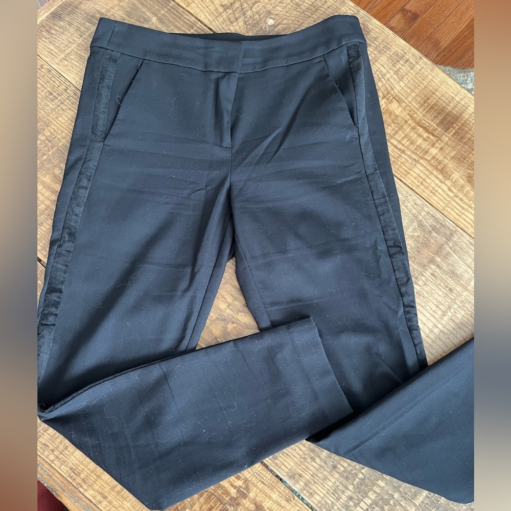 LOFT Marisa trouser tuxedo pants, 8